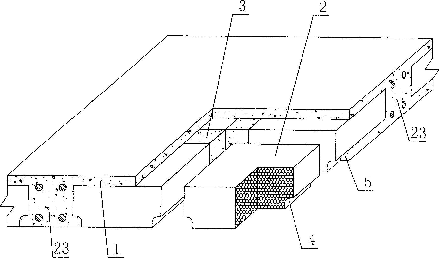 Cast-in-situ reinforced concrete slab