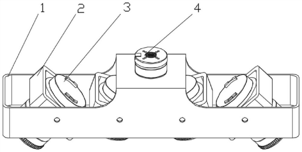 A tilting photographic device and a method for adjusting an angle of view