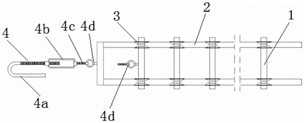 Foldable and lightweight single-string output type strain insulator string device