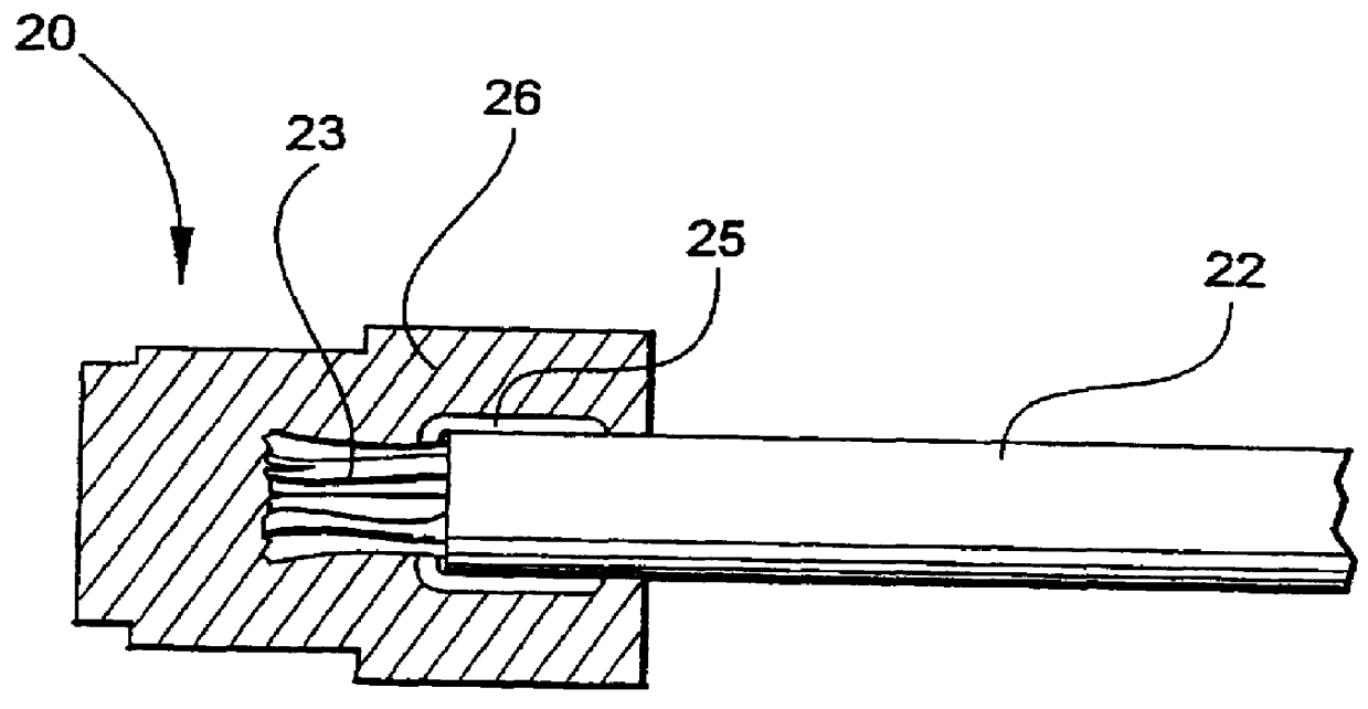 Electric storage battery connector assembly