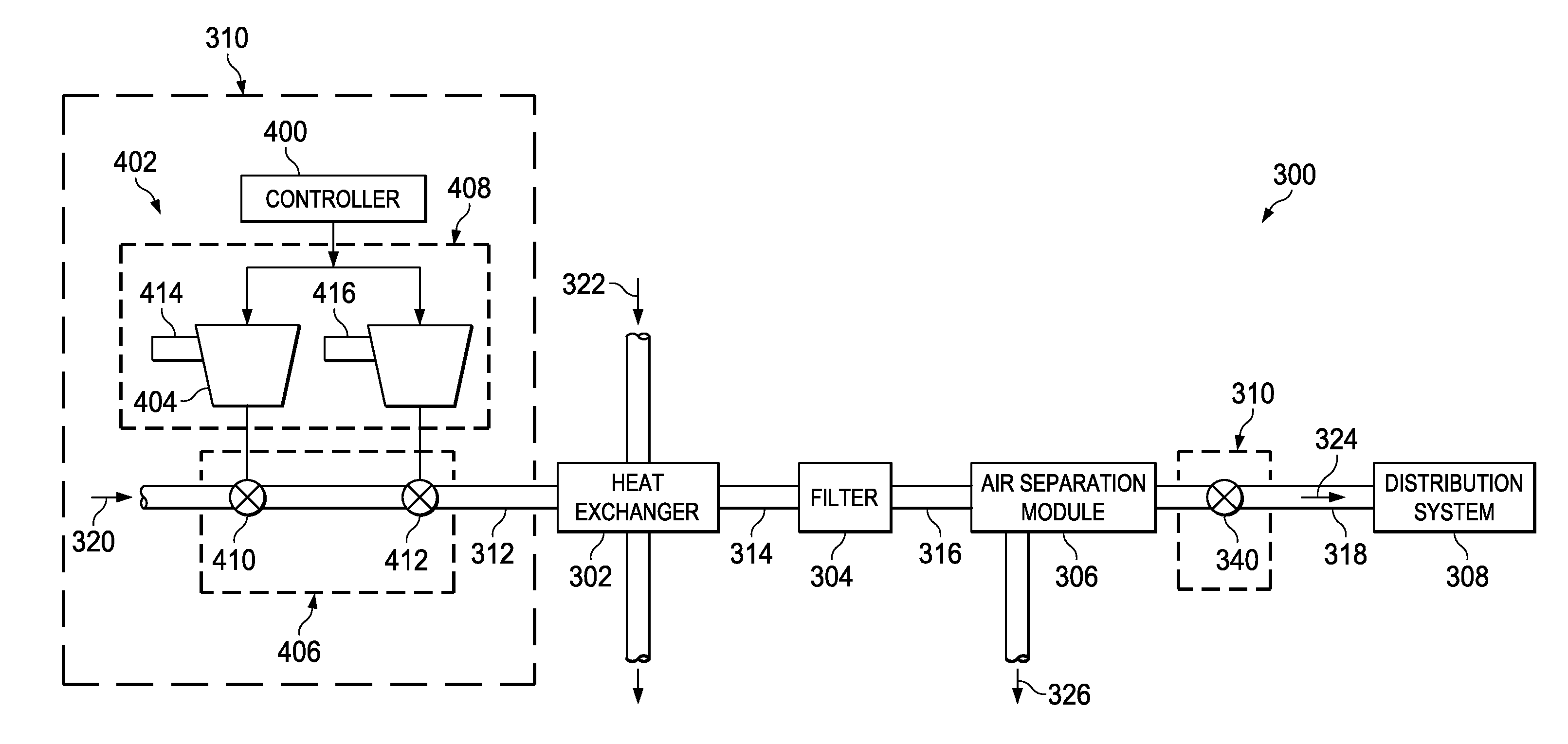 Fuel saving inert gas generation system