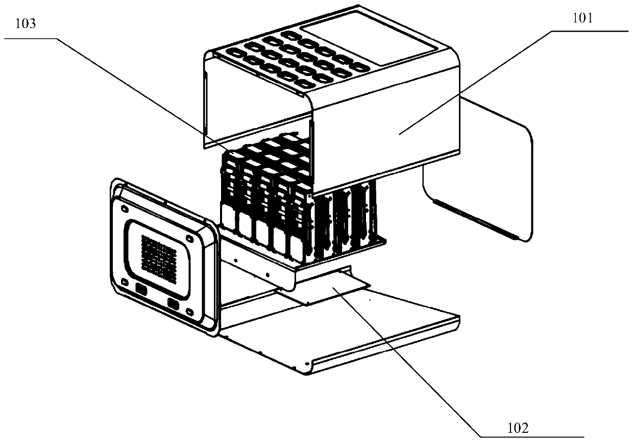 A mobile power supply rental system and a mobile power supply rental cabinet