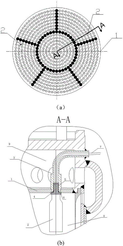 Disturbance device used for combustion stability qualification tests