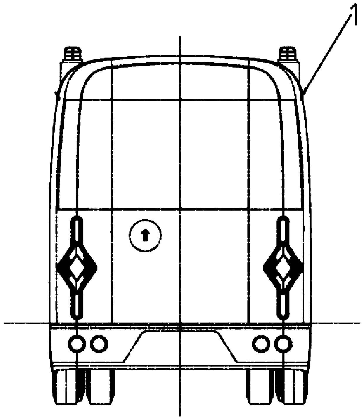 Integral rolling rain gutter side top covering part