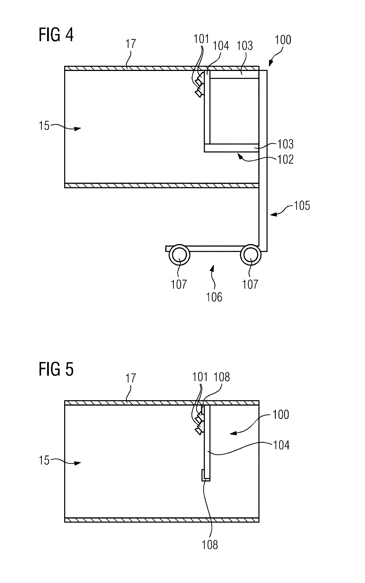 Medical imaging apparatus and sensor arrangement therefor for acquiring at least one item of patient movement information during a medical imaging examination