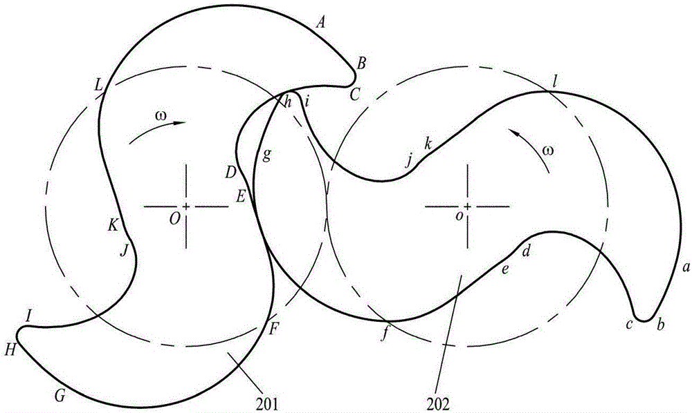 Self-balancing conical screw rotor