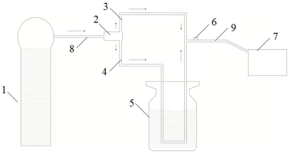 A low-temperature electrospray ionization device and mass spectrometry detection method