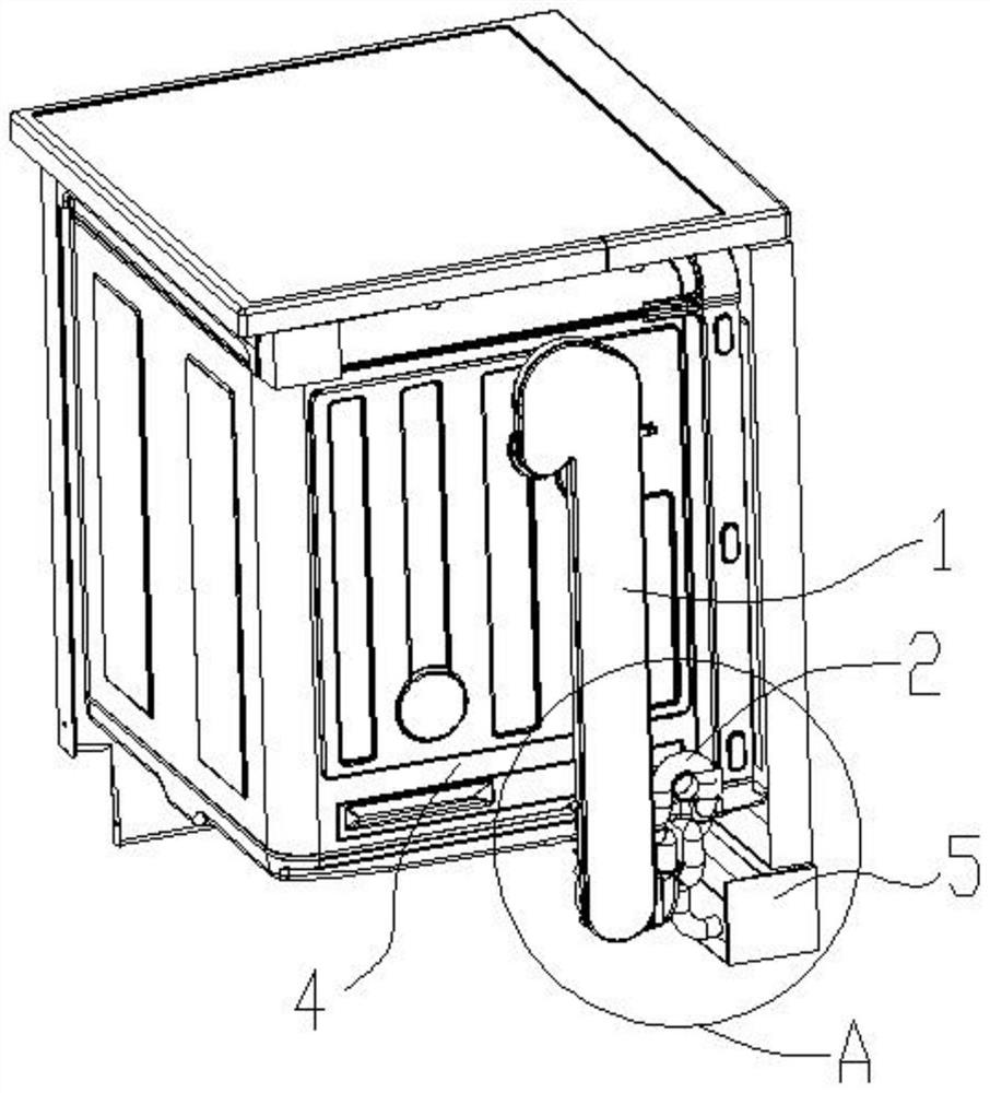 Dish-washing machine exhaust system and dish-washing machine