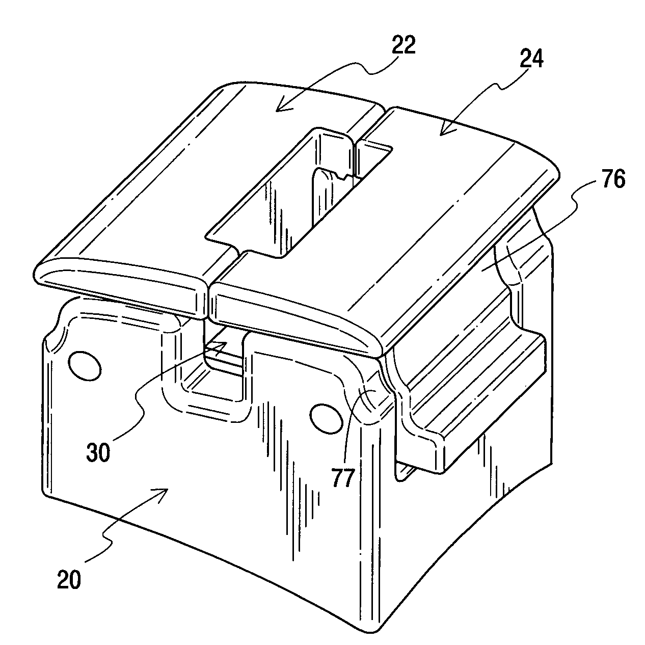 Self-ligating orthodontic bracket