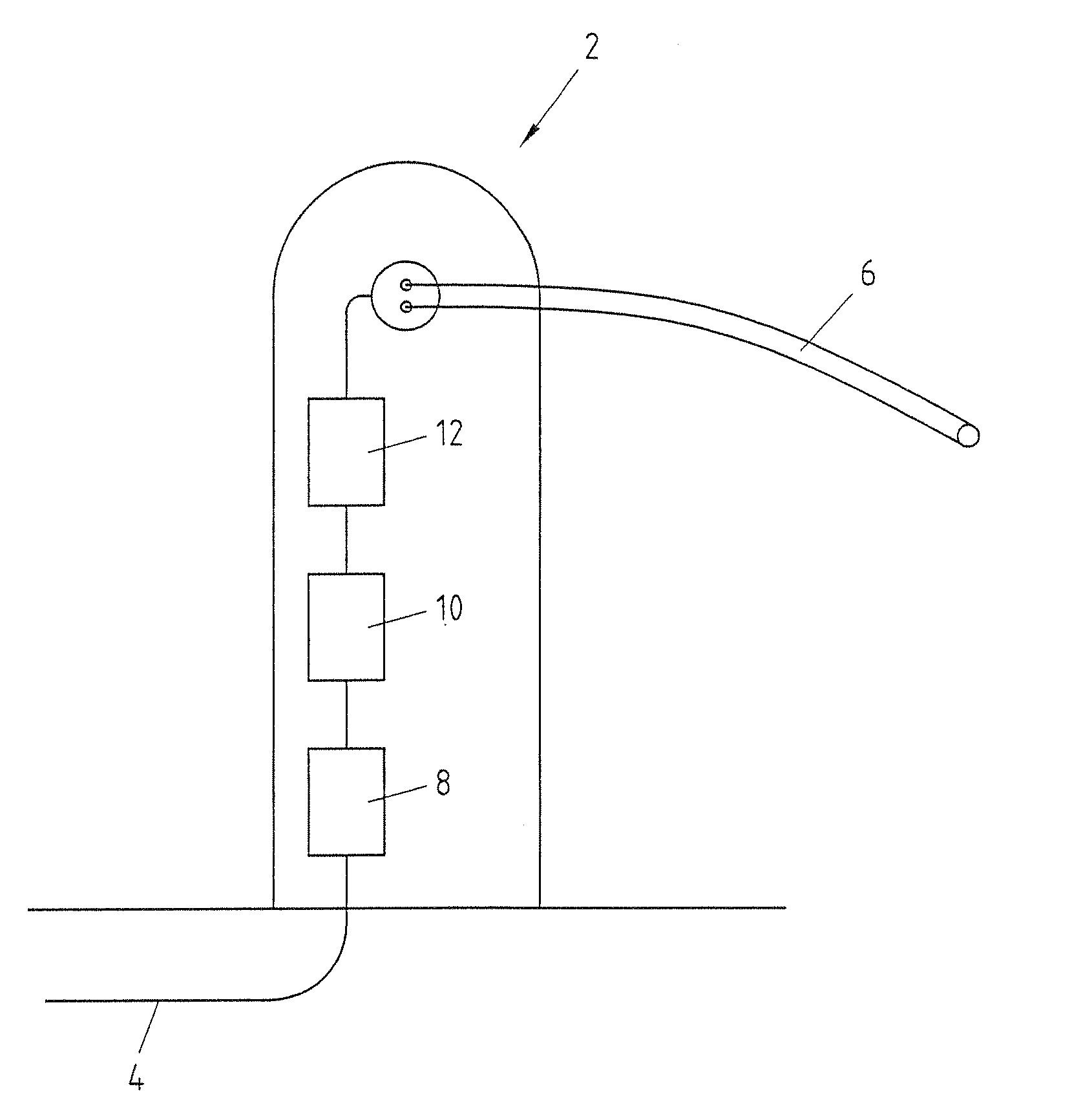 Charging station for electric vehicles with network stabilization