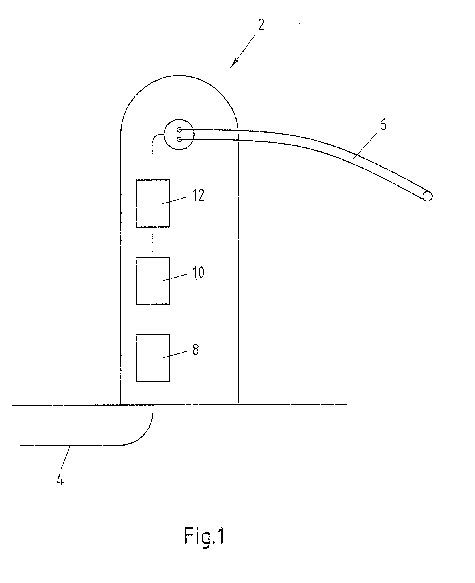 Charging station for electric vehicles with network stabilization