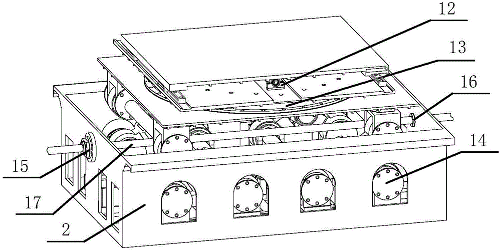 Numerical-control electric frame truck for airplane engine mounting