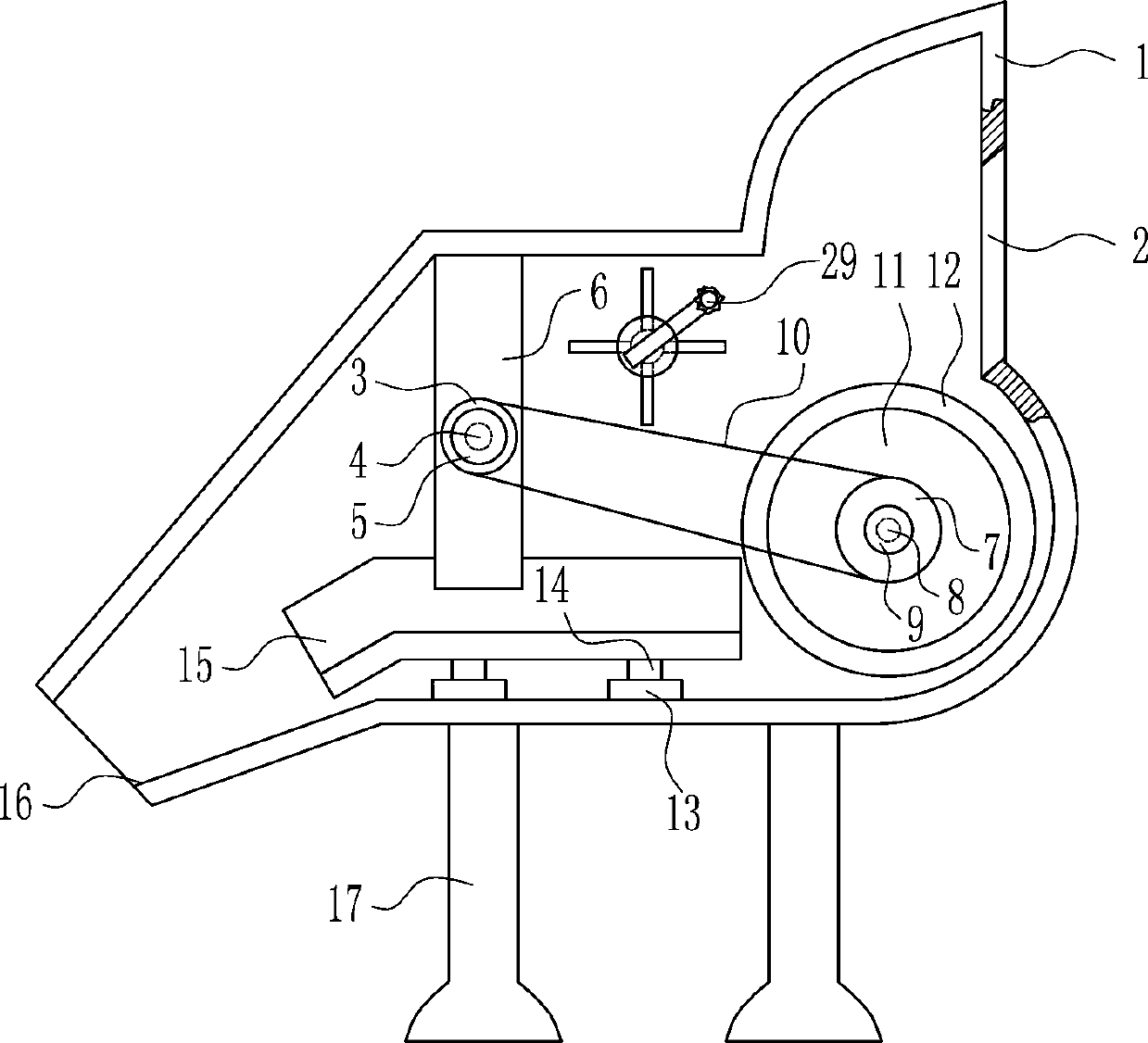 Husbandry forage cutting apparatus