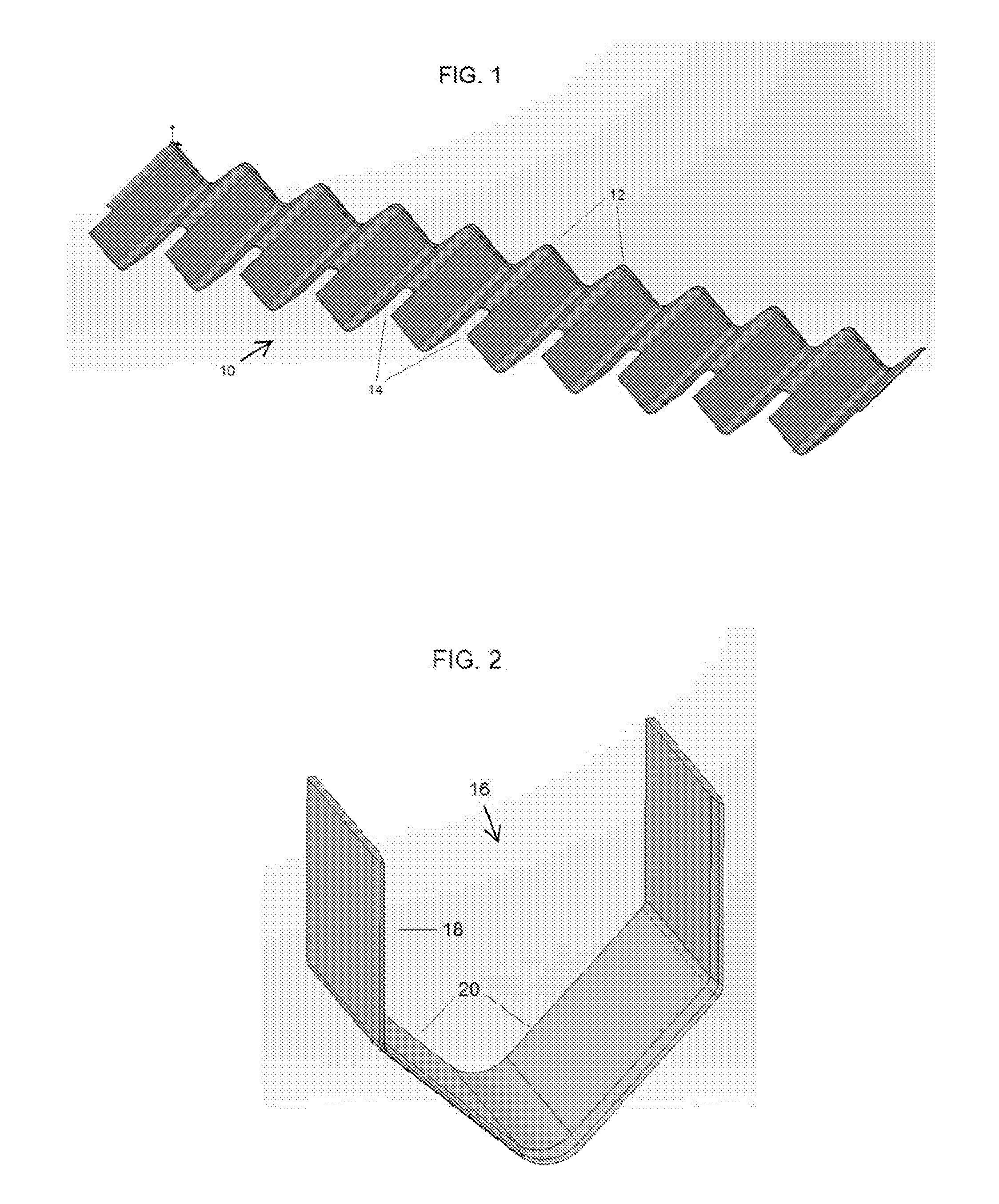 Knife assembly with tab blade