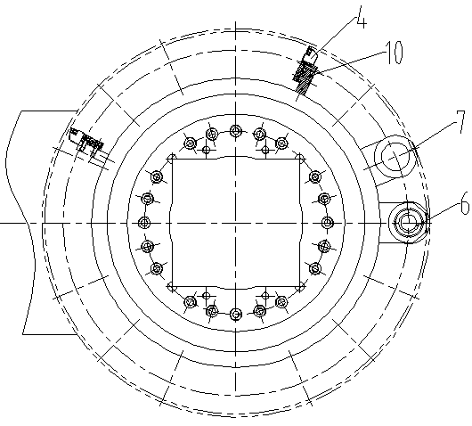 Rectangle hard rock shield cutter head