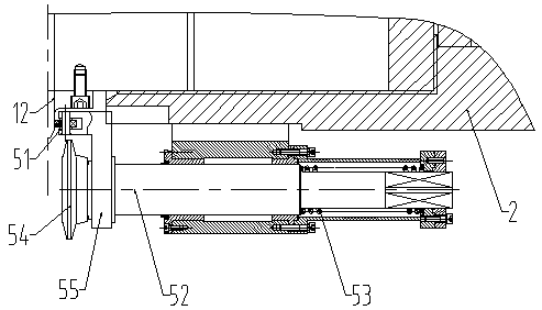 Rectangle hard rock shield cutter head