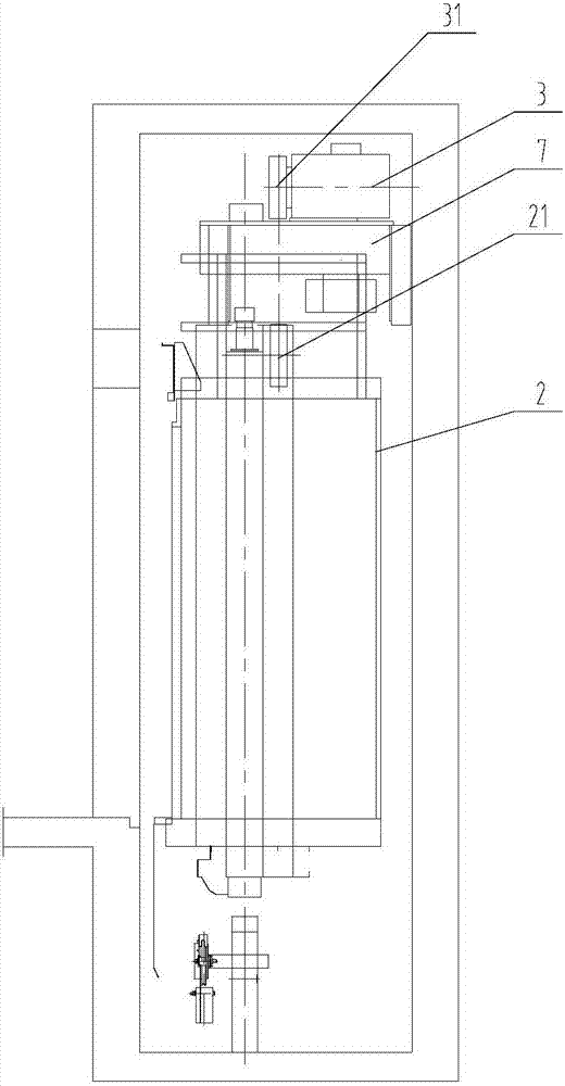 Elevator arrangement structure