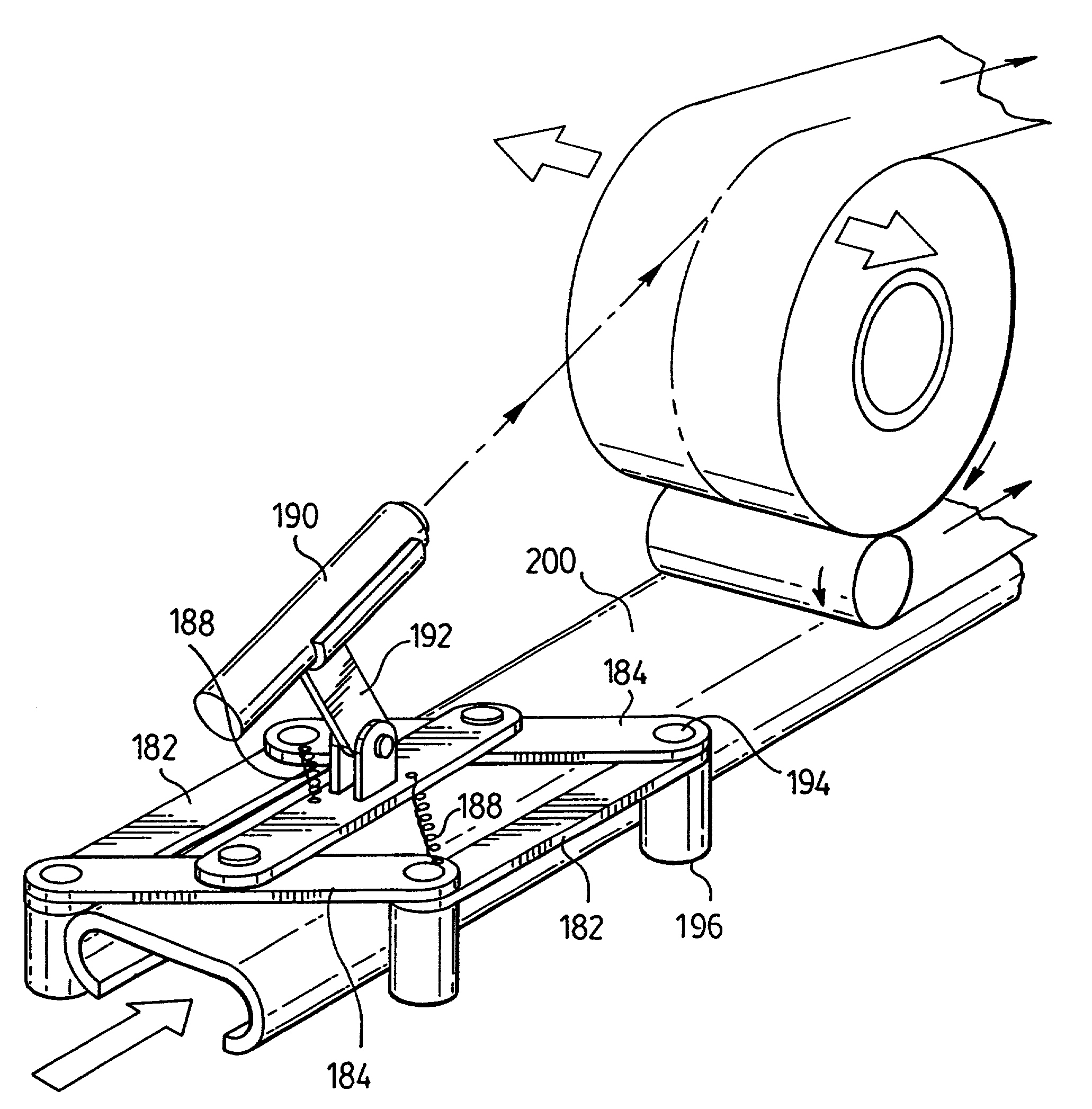 Protective film for the surface of a handrail for an escalator or moving walkway