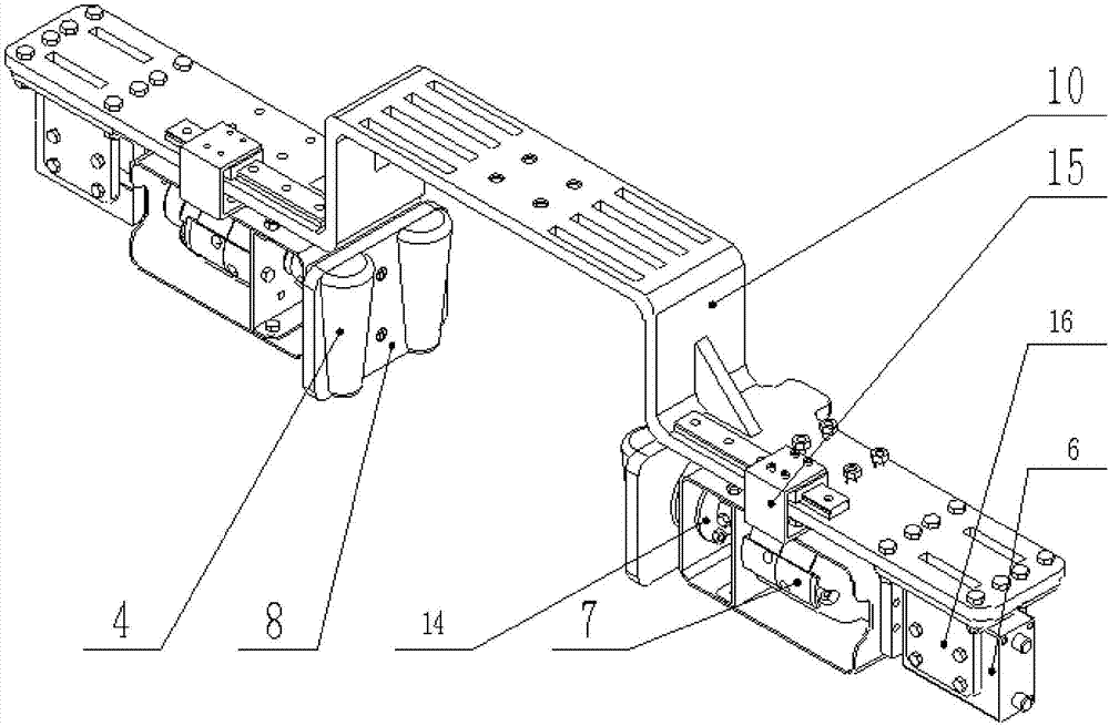 Bobbin yarn clamping, overturning and lifting device and working method