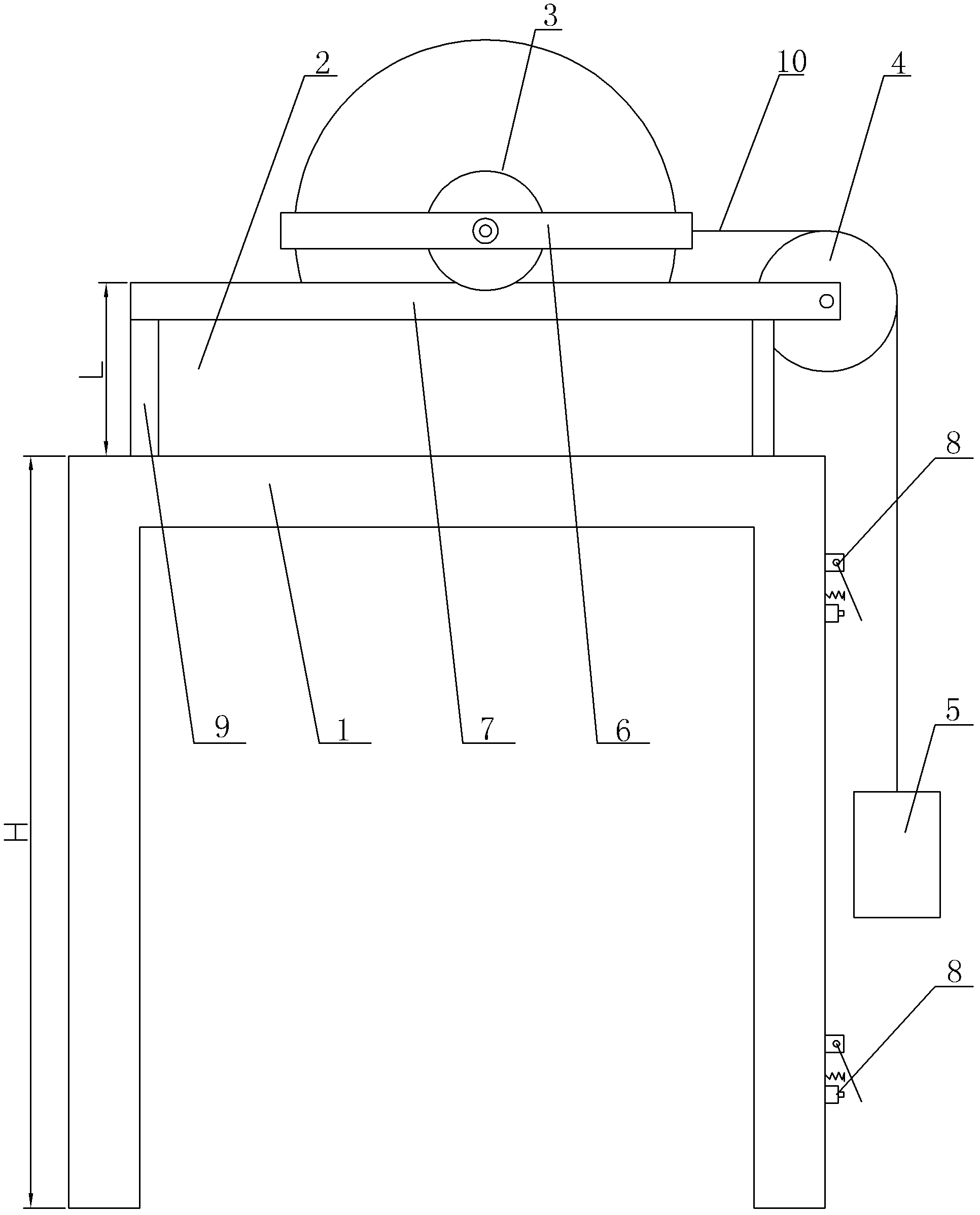 Concrete viscometer