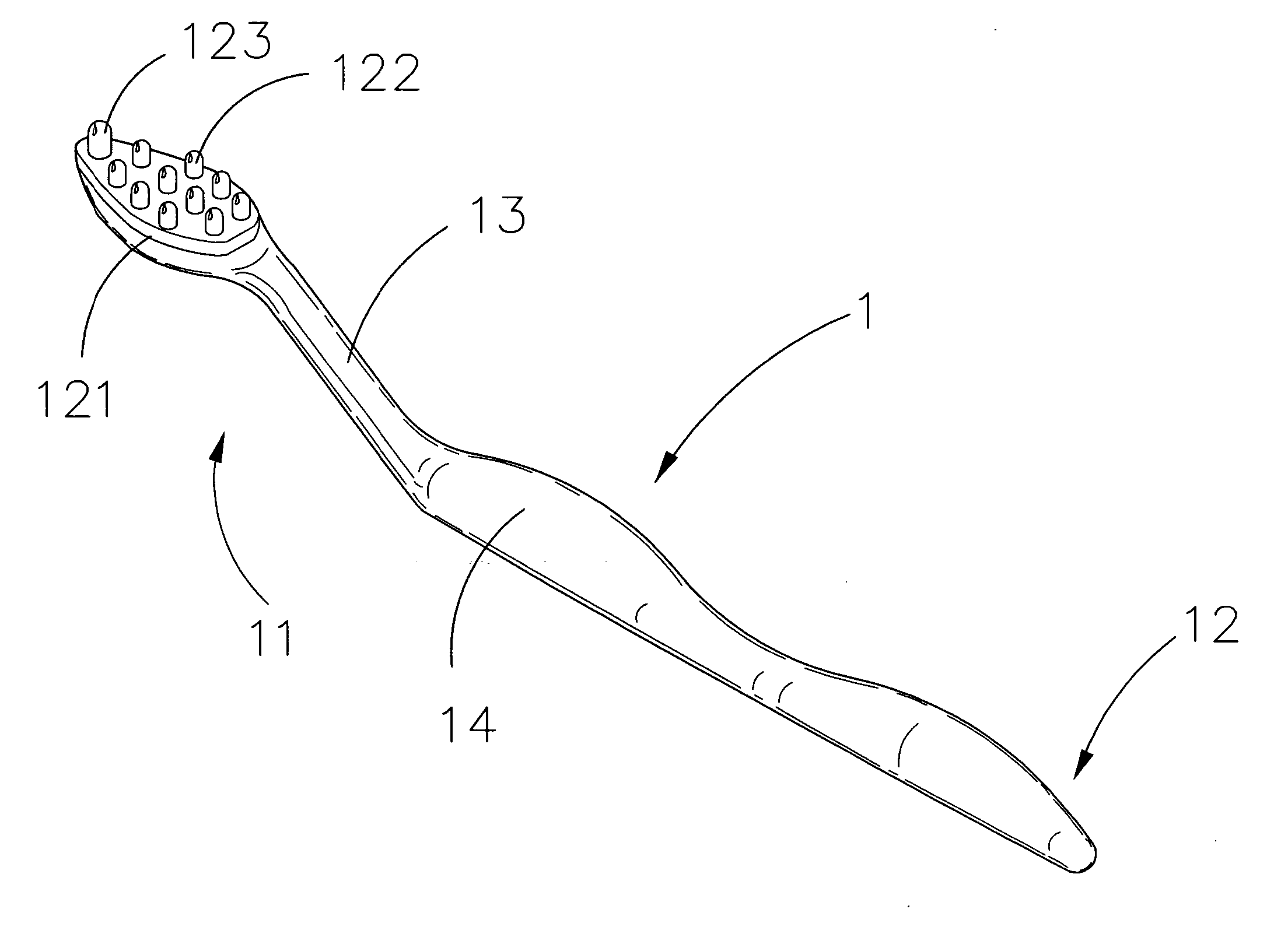 Hand tool for enhancing blood circulation of tooth root and gum