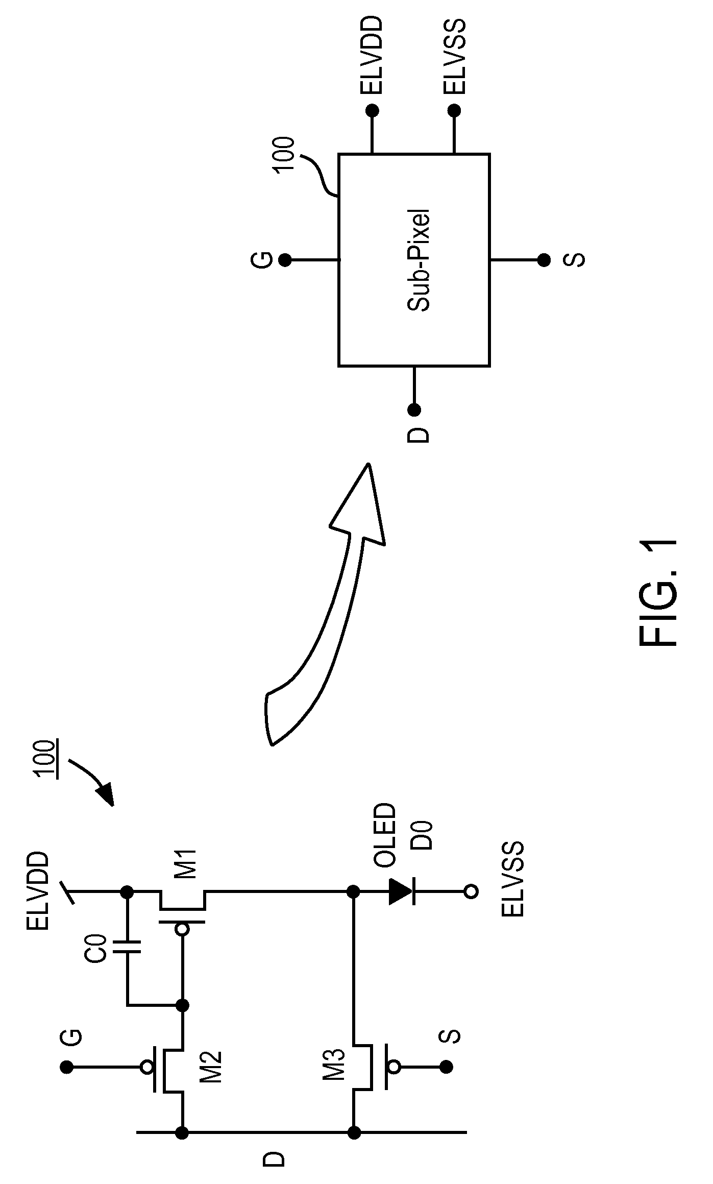 Correction of TFT non-uniformity in amoled display