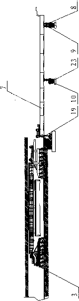 Mountainous area multifunctional bridge conveying-erecting machine and bridge-erecting method