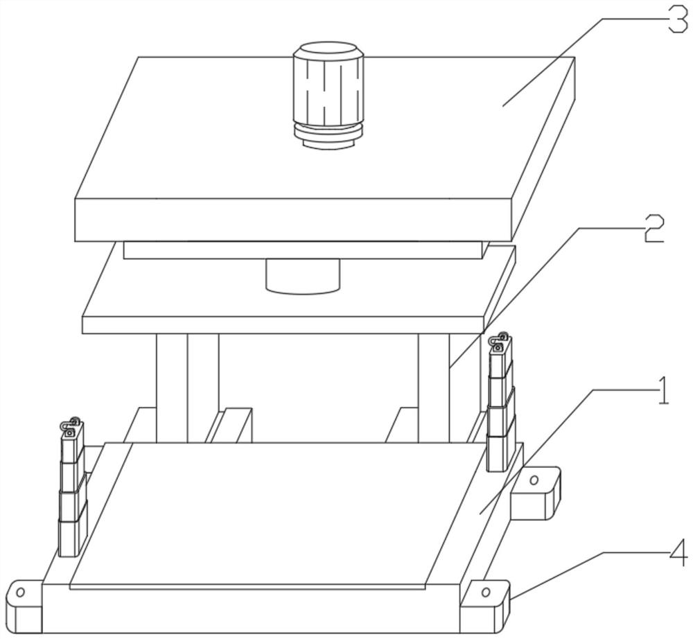 Positioning tool for assembling hydrogen fuel cell and use method of positioning tool