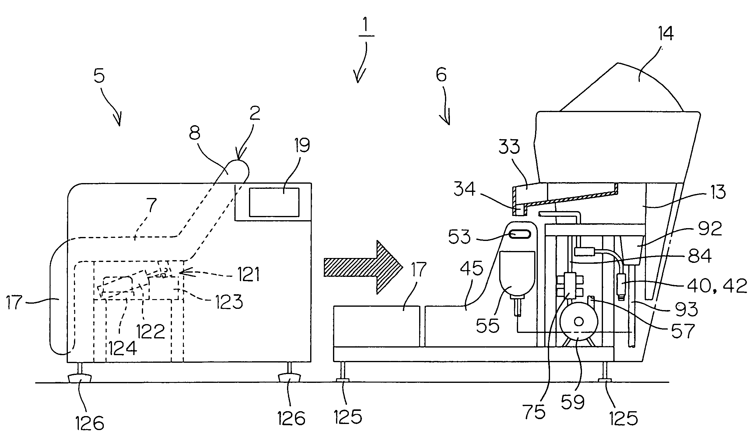 Automatic shampoo machine