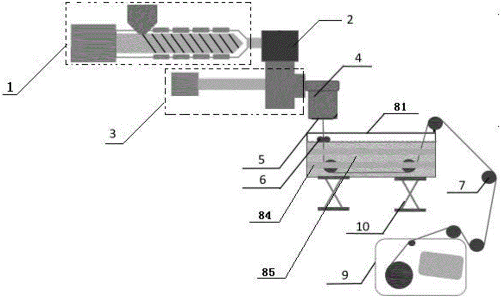 Polyetheretherketone hollow fiber preparation method