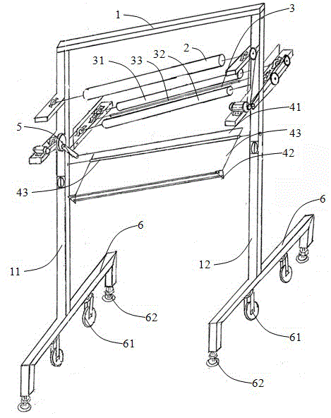 Automatic code page laying machine