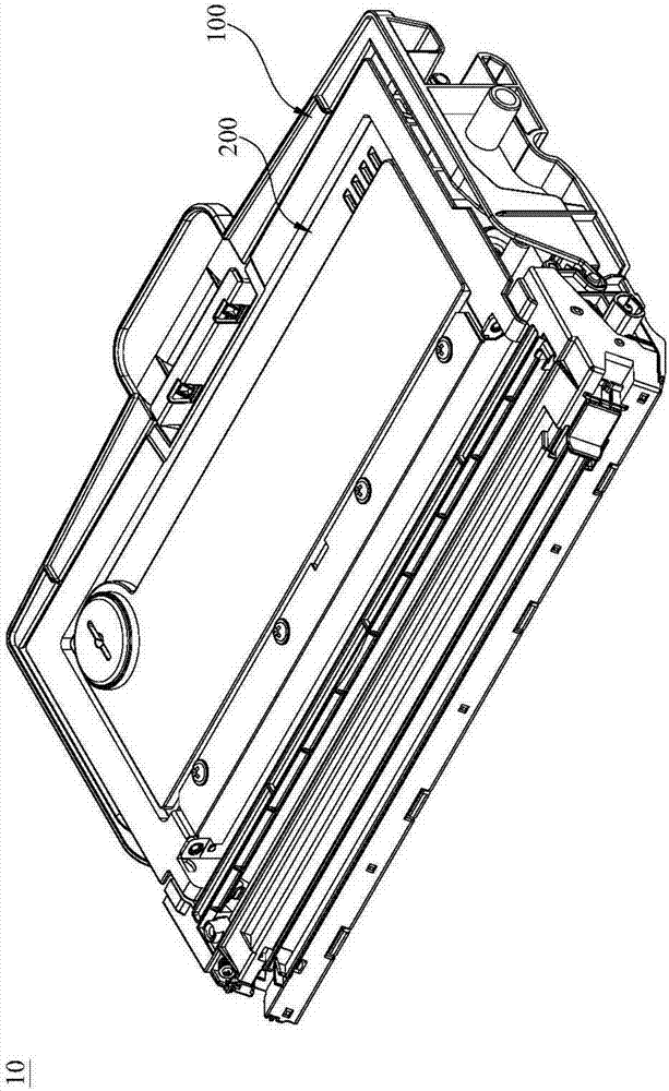 Separated type imaging device