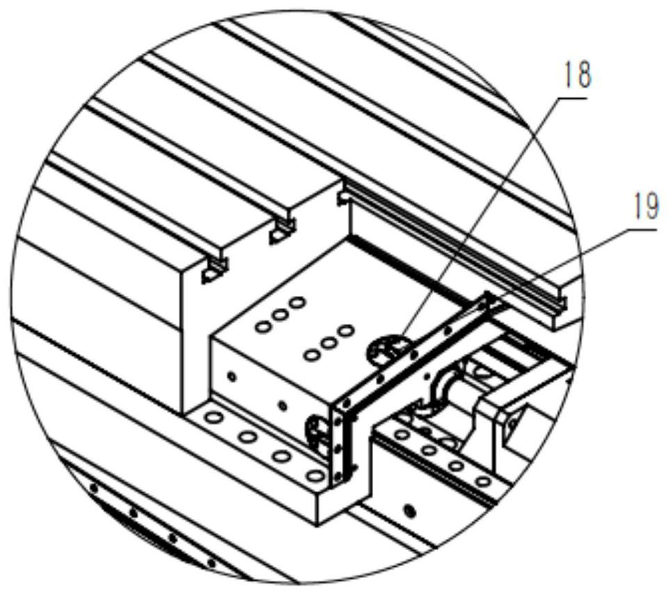 Vertical machining center with novel moving part protective cover