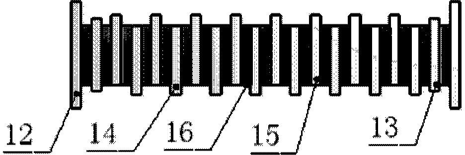 Periodic permanent magnetic focusing structure and assembling components thereof