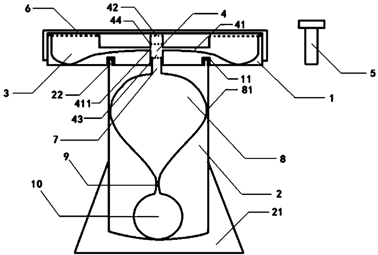 In-vitro fertilization device capable of simulating sperm swimming path in natural state and use method