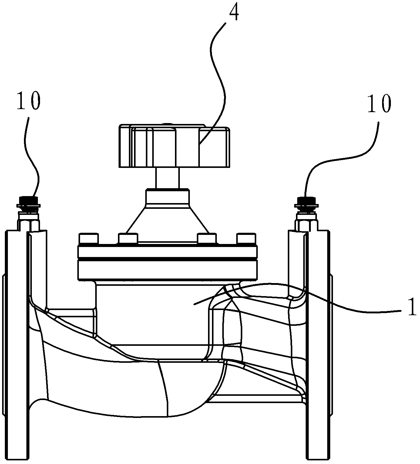 Pilot type control valve