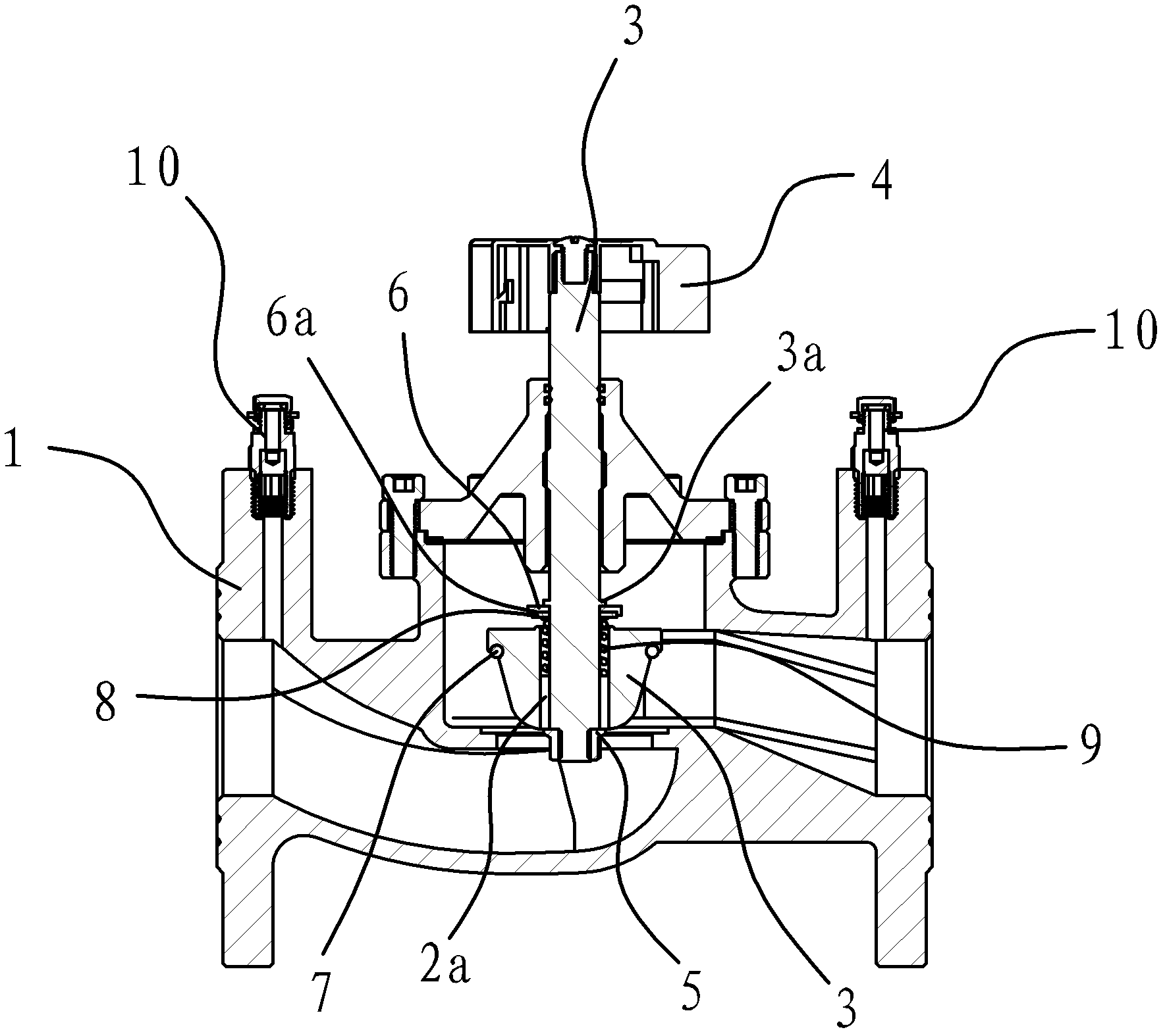 Pilot type control valve