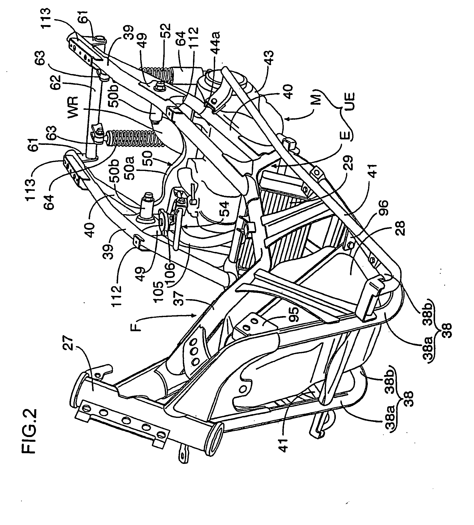 Article storage structure for scooter-type vehicle