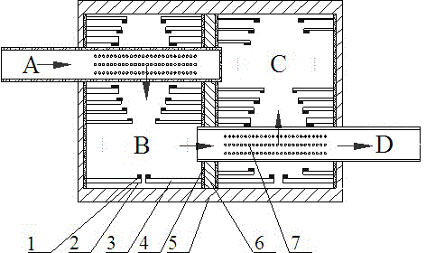 Piezoelectric power generation device using pulse vibration of vehicle tail gas to generate power and power generating method