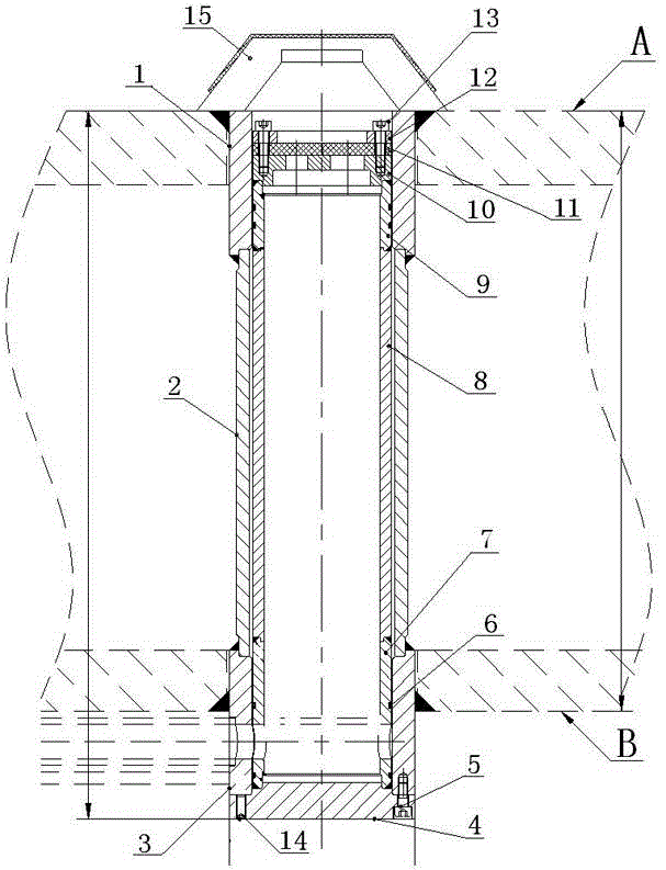 Crossed back type muck modifier injection port of shield tunneling machine