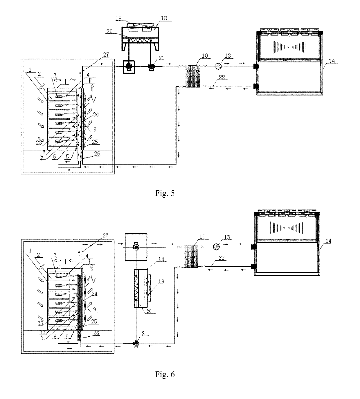 Server rack heat sink system with combination of liquid cooling device and auxiliary heat sink device