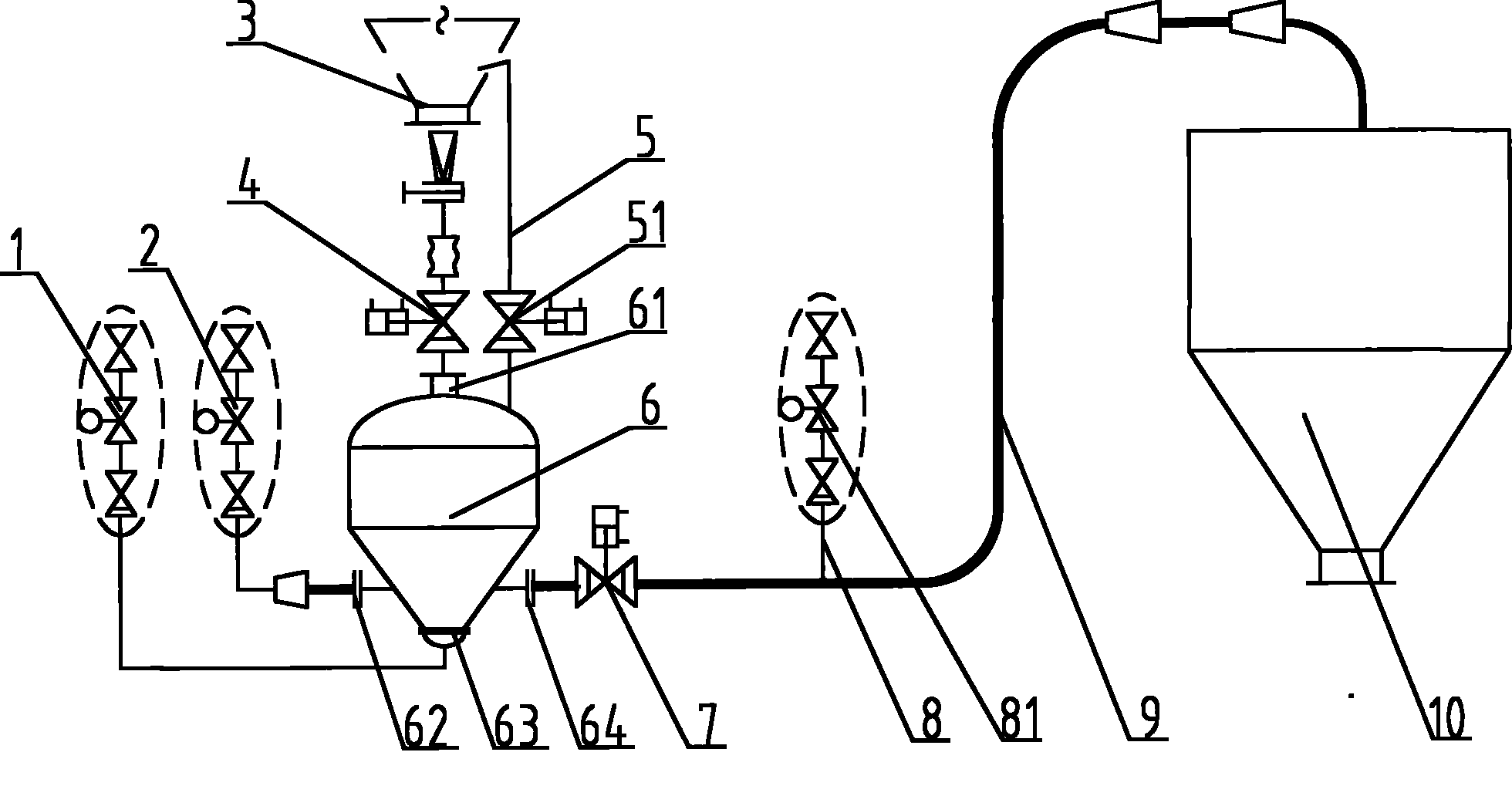 Pneumatic conveyer