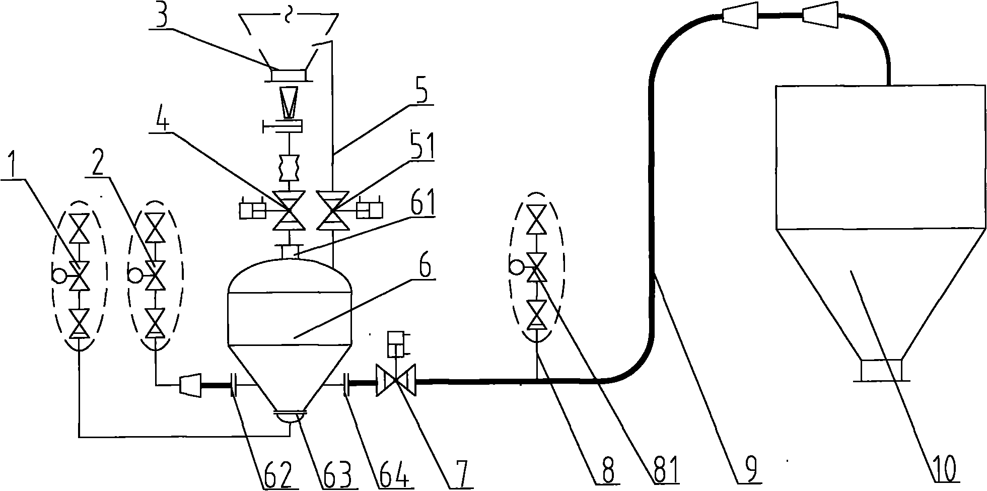 Pneumatic conveyer