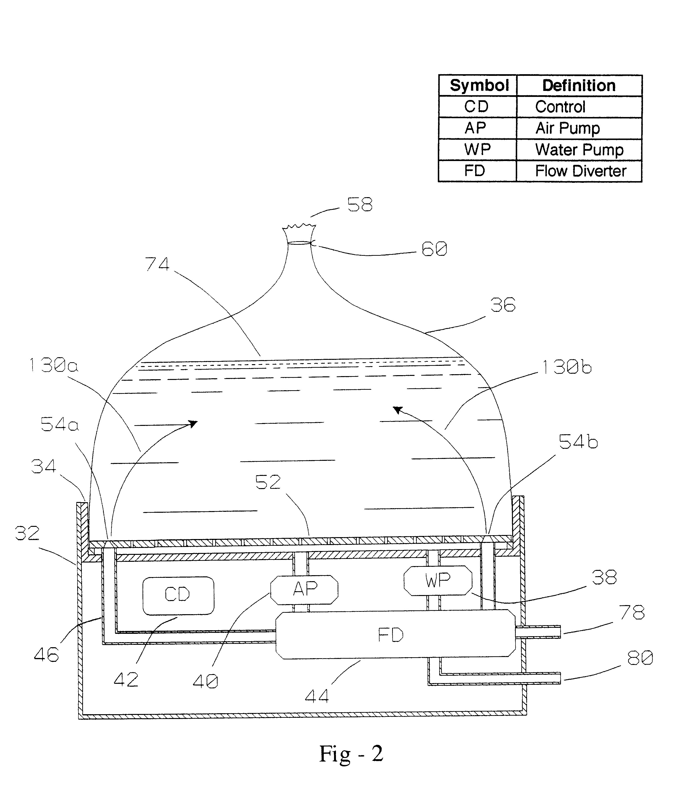 Washing apparatus and method utilizing flexible container to improve cleaning efficiency and minimize space occupancy