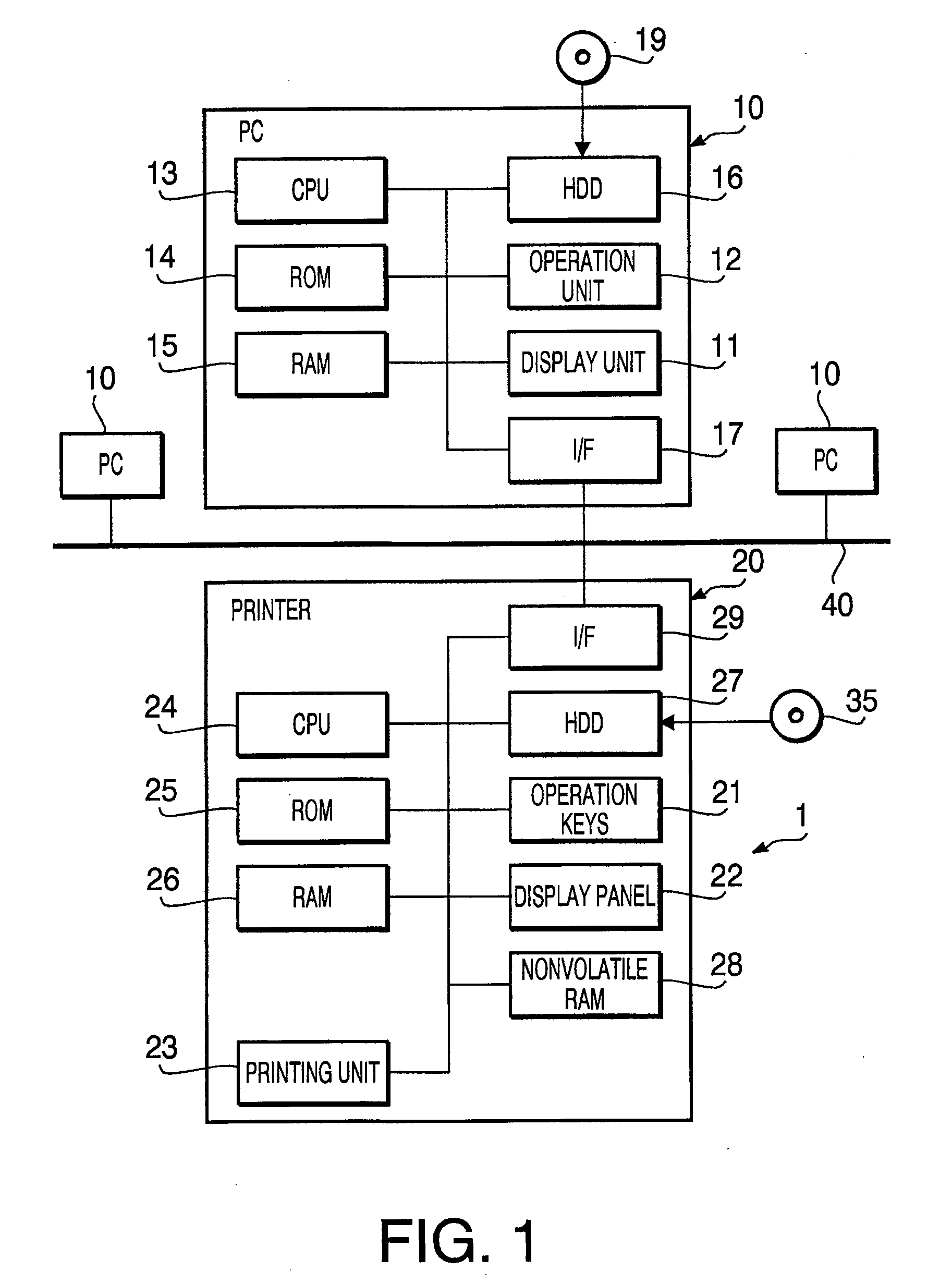 Printing Apparatus, Displaying Device, and Computer Usable Medium Therefor