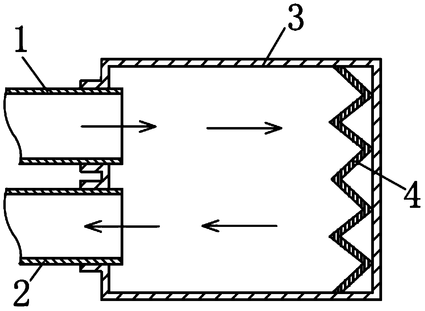 Silencer of automobile air-conditioning system pipeline