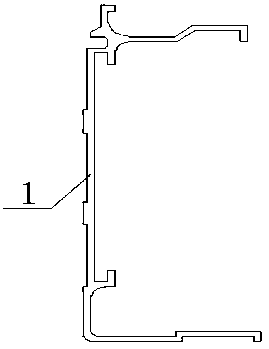 A multifunctional combined corner connector of a flat-plate solar collector frame