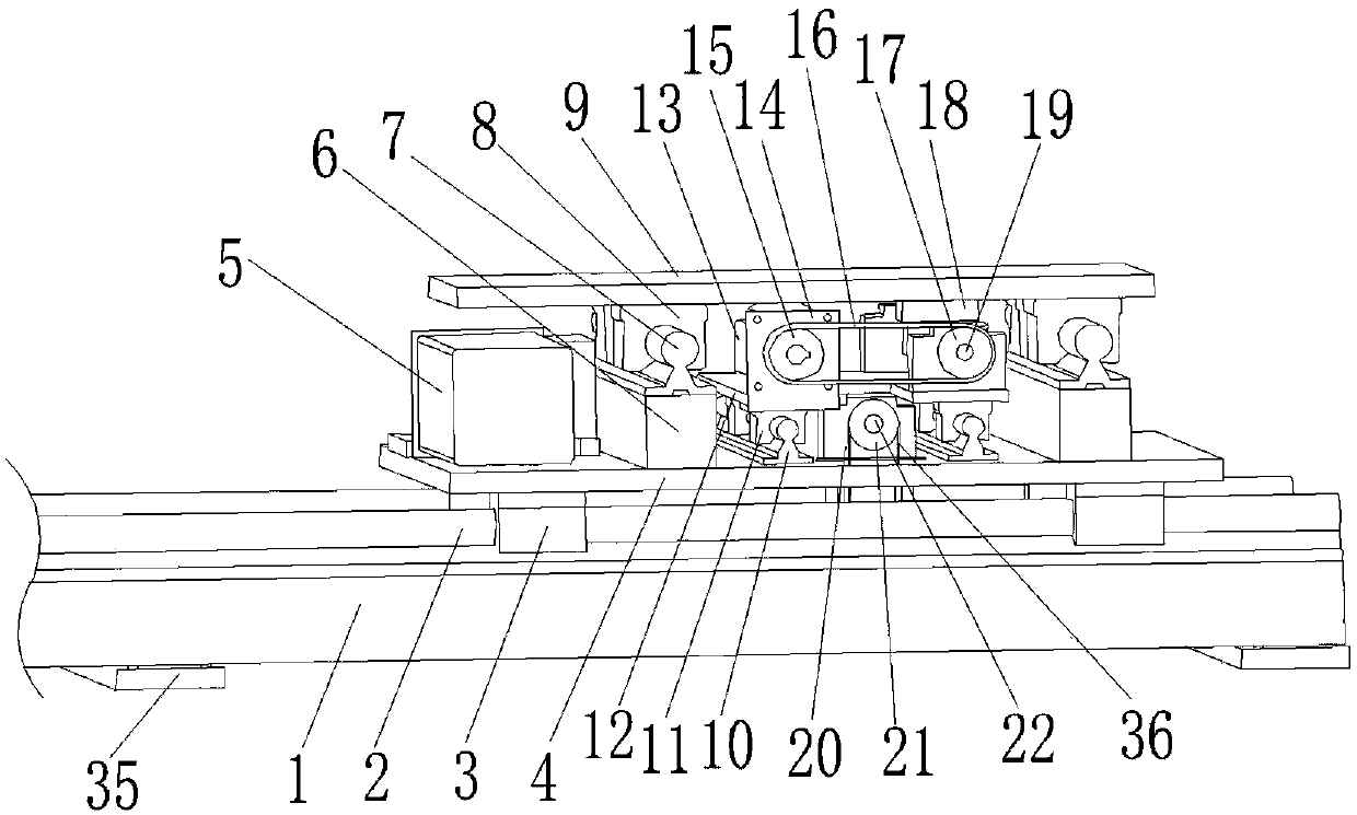 Automatic compensation device of polishing machine