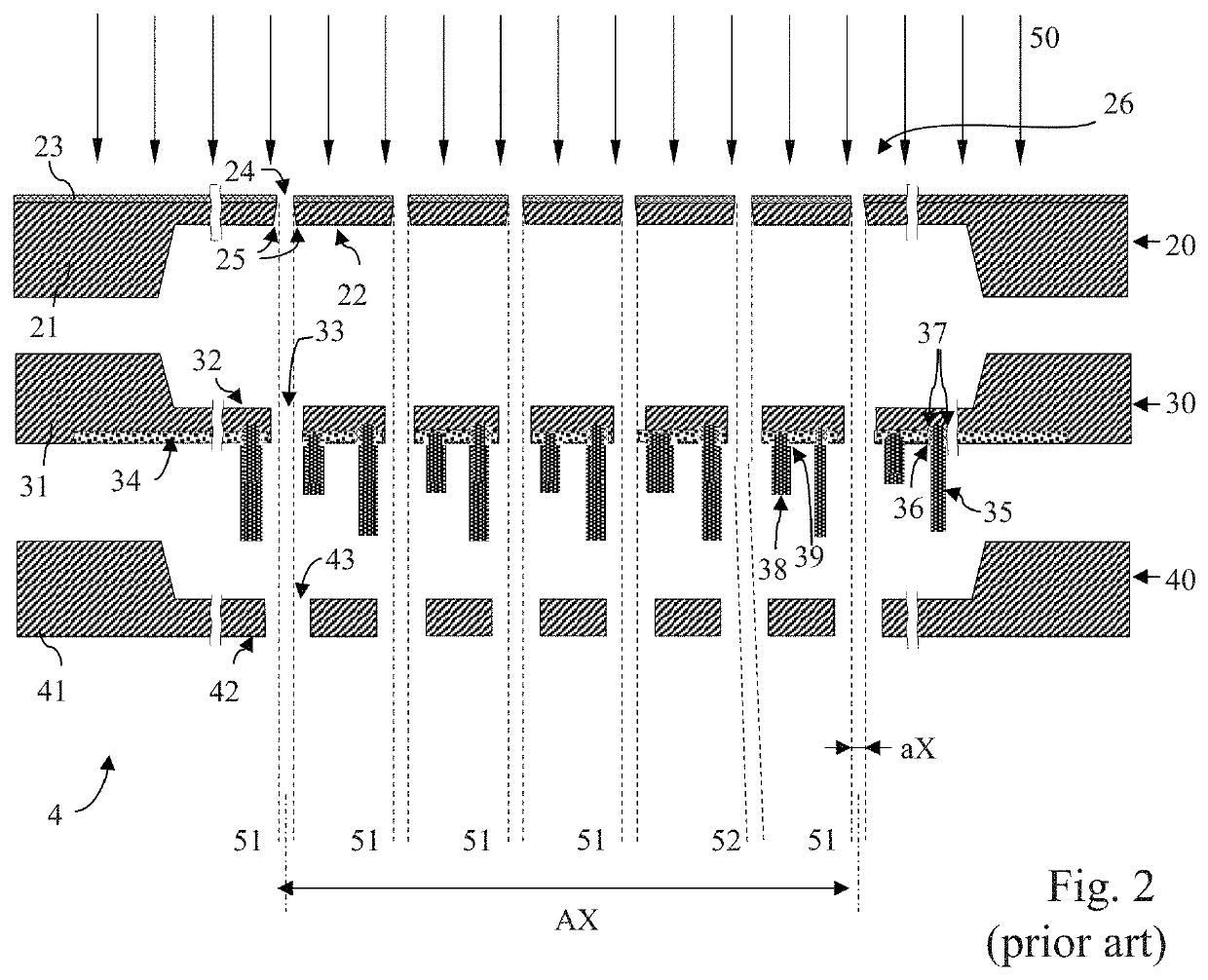 Adapting the duration of exposure slots in multi-beam writers