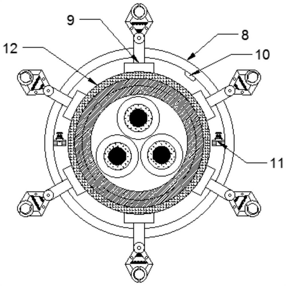 High-temperature-resistant fireproof flexible cable and manufacturing method thereof